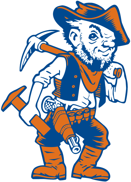 UTEP Miners 0-1991 Mascot Logo DIY iron on transfer (heat transfer)